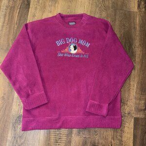 Vintage Big Dogs Women’s XL She Who Does It All Big Dog Mom Sweatshirt